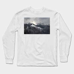 White Three Crosses - a monument in Vilnius, Lithuania Long Sleeve T-Shirt